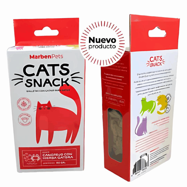 Galletas Cats Snack Cangrejo & Hierba Gatera (CK1026)