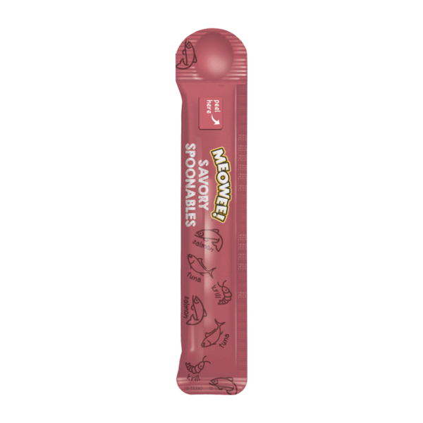 Snack Meowee Salmon Tuna & Shrimp 4 Tubos 56 GR (P-00009) - Imagen 2