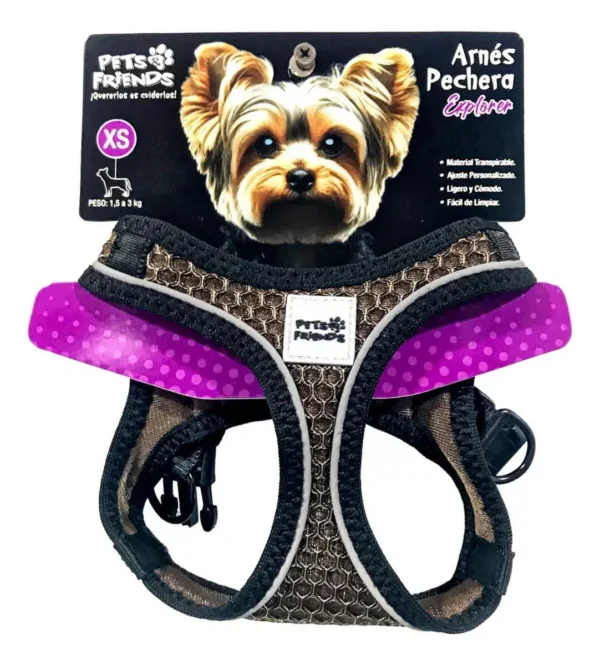 Arnés Pechera Explorer XS (1.5 A 3 KG) (I09099) Colores Surtidos - Imagen 2