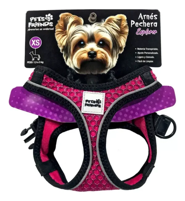 Arnés Pechera Explorer XS (1.5 A 3 KG) (I09099) Colores Surtidos - Imagen 3