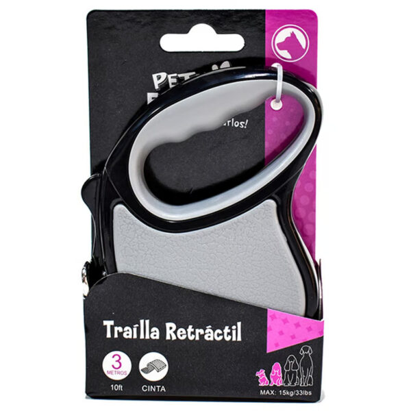 Correa Trailla Explorer Retráctil 3 mts Colores Surtidos (560927)