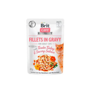 Sachet Gato Brit Gravy Turkey & Salmón 85 GR