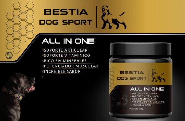 Suplemento Super Premium Bestia Dog Sport All in One 150 GR