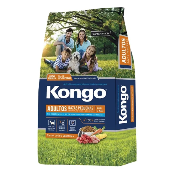 Kongo Adulto Razas Pequeñas 15 KG +2 KG de Regalo