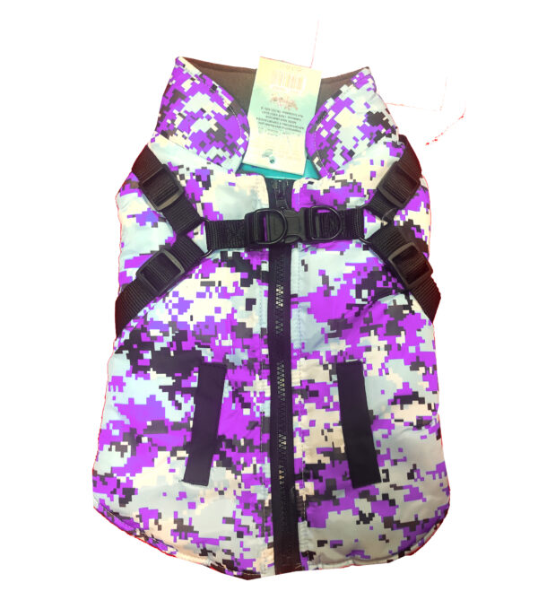 Parka Diseño Militar Morada Talla XL