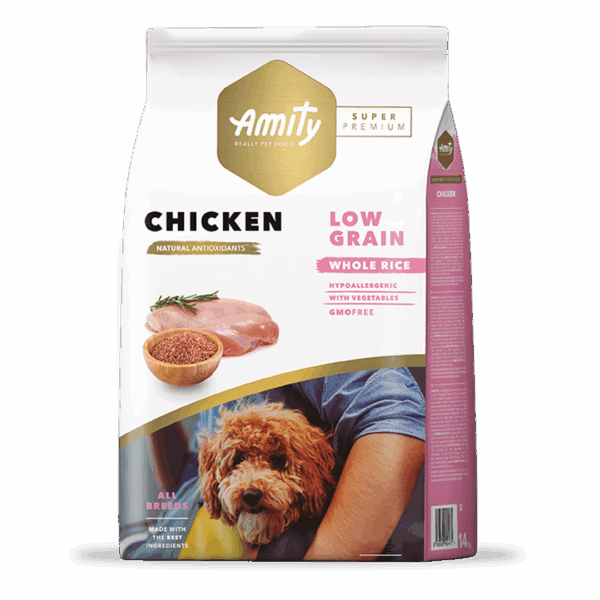 Amity Super Premium Low Grain Chicken Adulto 14 KG