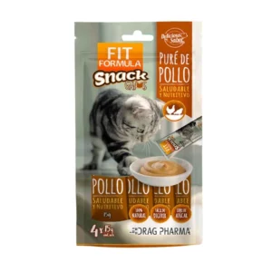 Fit Formula Gato Snack Puré de Pollo 4x15 GR