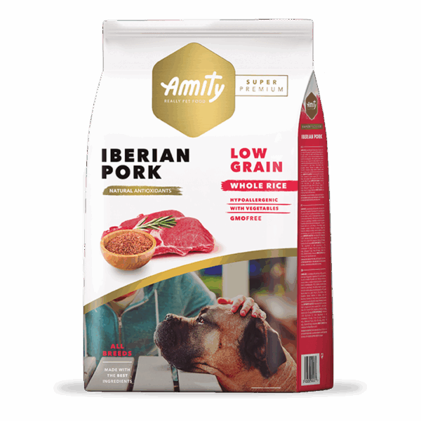 Amity Super Premium Low Grain Iberian Pork Adulto 14 KG