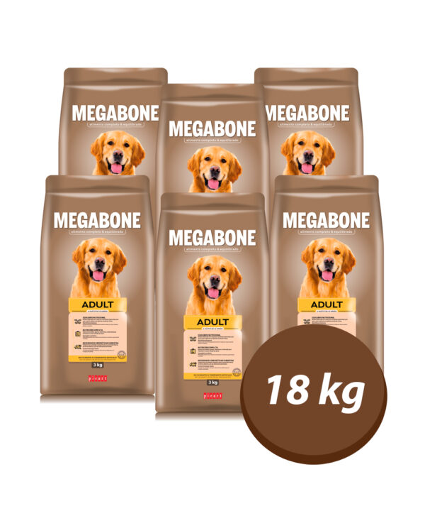 Megabone Premium Dog Adult 6x3 KG (18 KG)